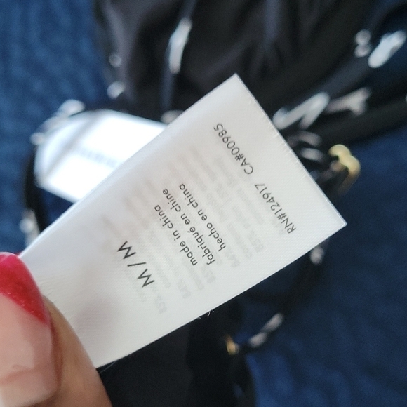 Weworewhat bikini 2 piece set ruched string bottom ruched underwire top … - Picture 6 of 9